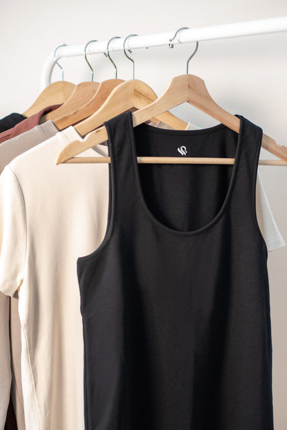 Camisole brettelles larges — Doublure intégrée