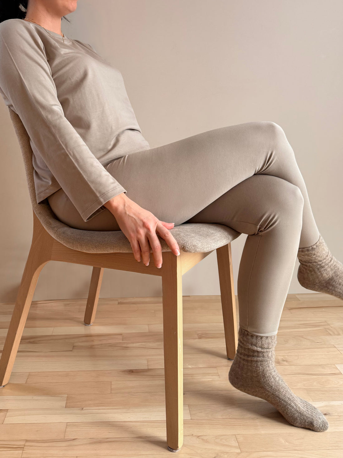 Legging taille croisée — Effet seconde peau