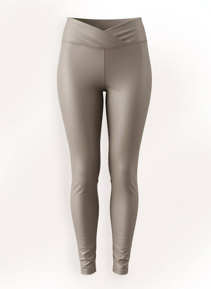Legging taille croisée — Effet seconde peau
