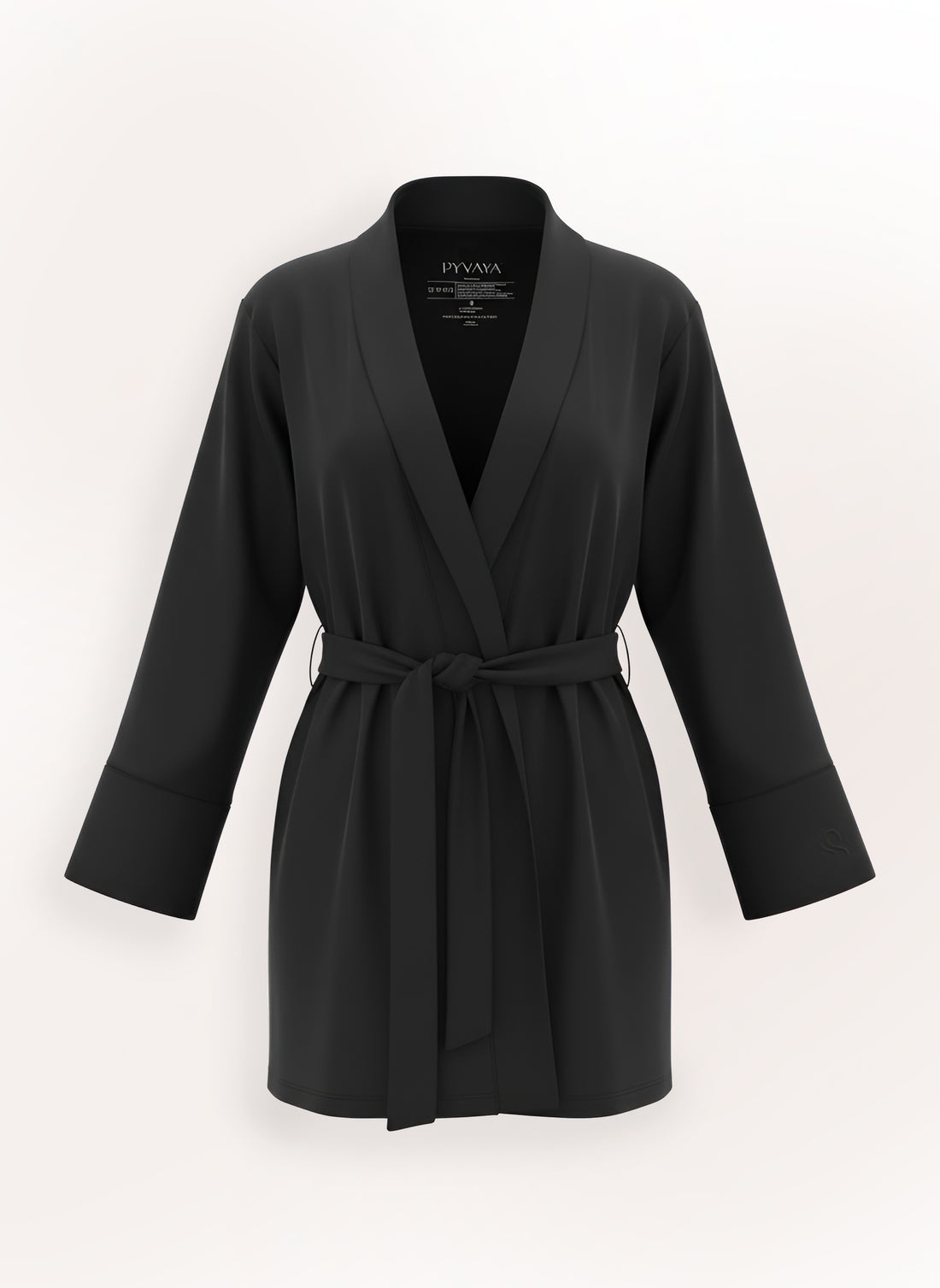 Peignoir mi-longueur — Fluide avec ceinture