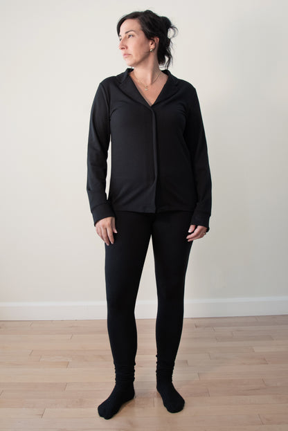 Legging taille croisée — Effet seconde peau