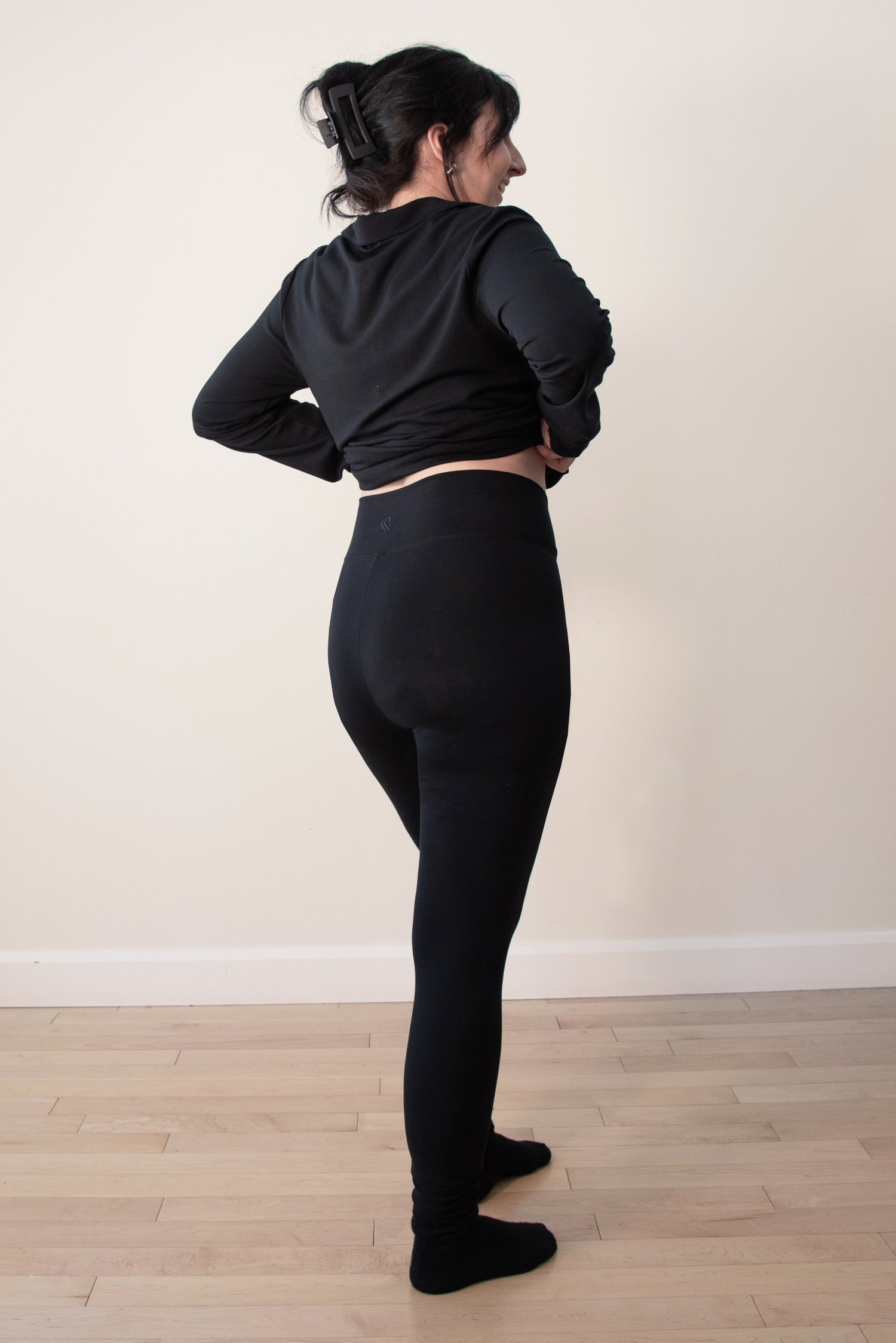 Legging taille croisée — Effet seconde peau