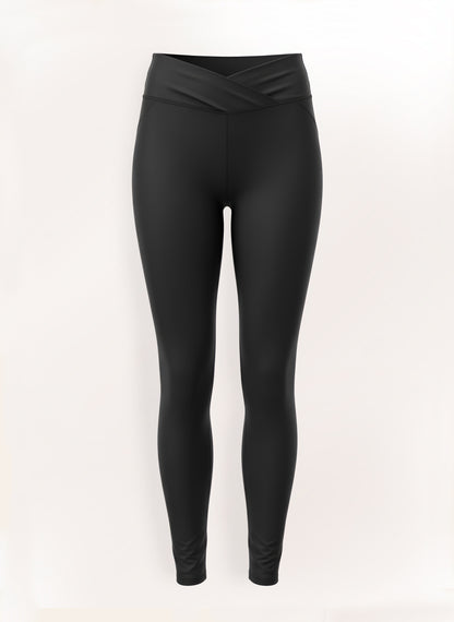 Legging taille croisée — Effet seconde peau