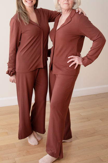 Pantalon à fentes — Coupe droite